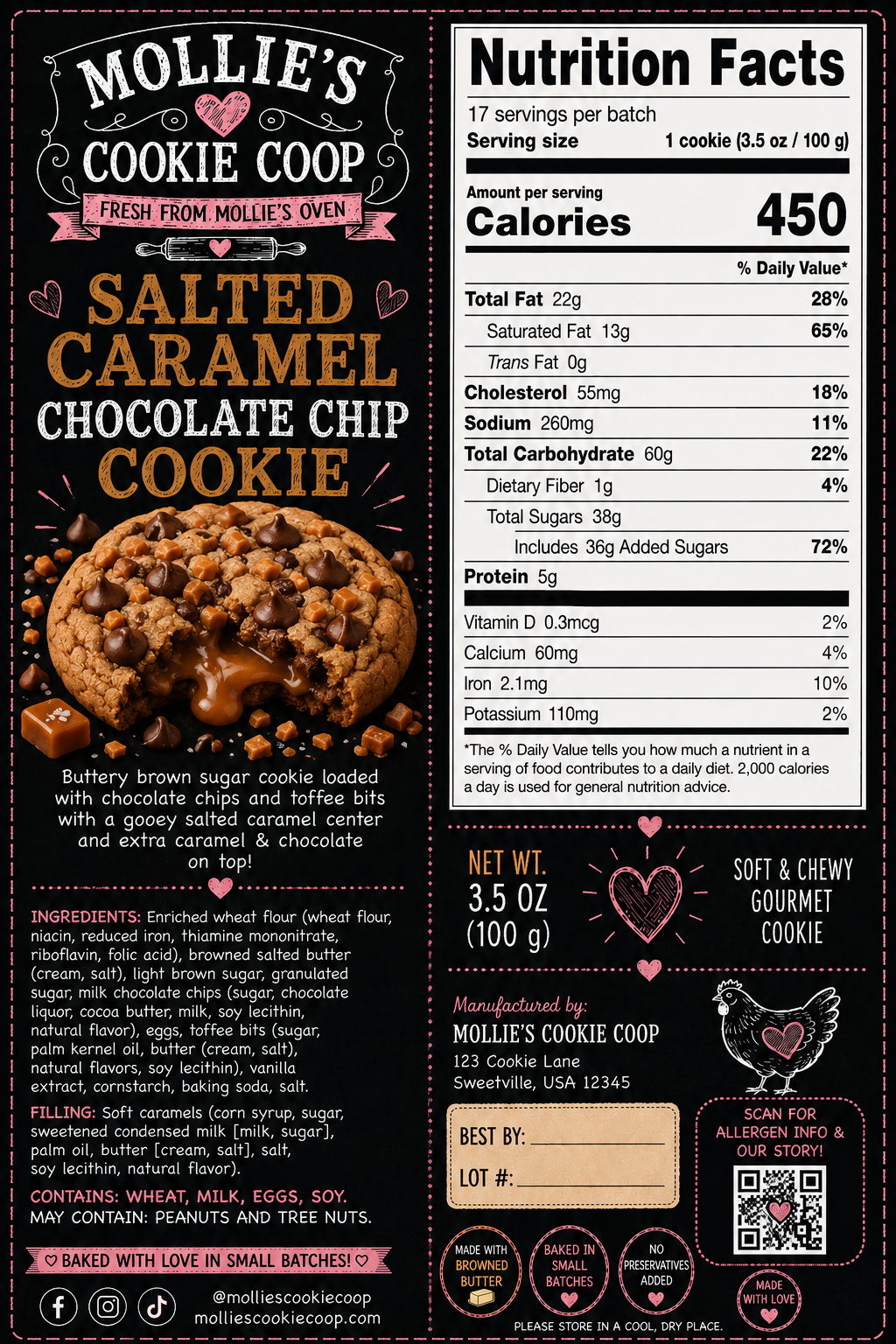 Sea Salted Caramel Cookie