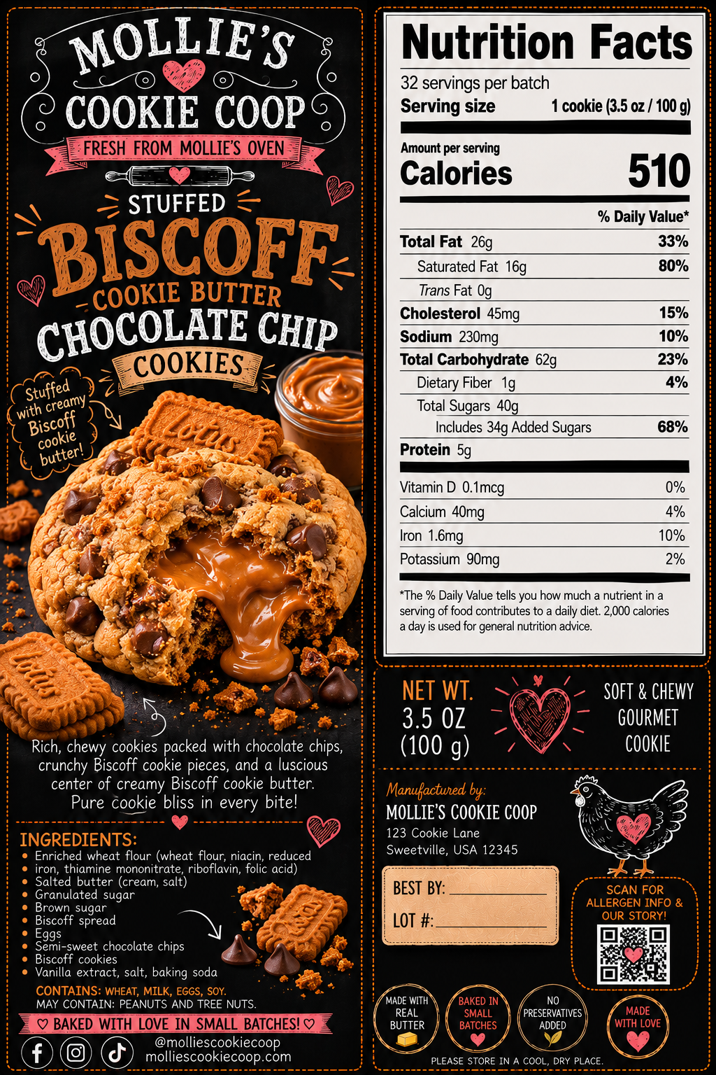 Biscoff Overload Cookie
