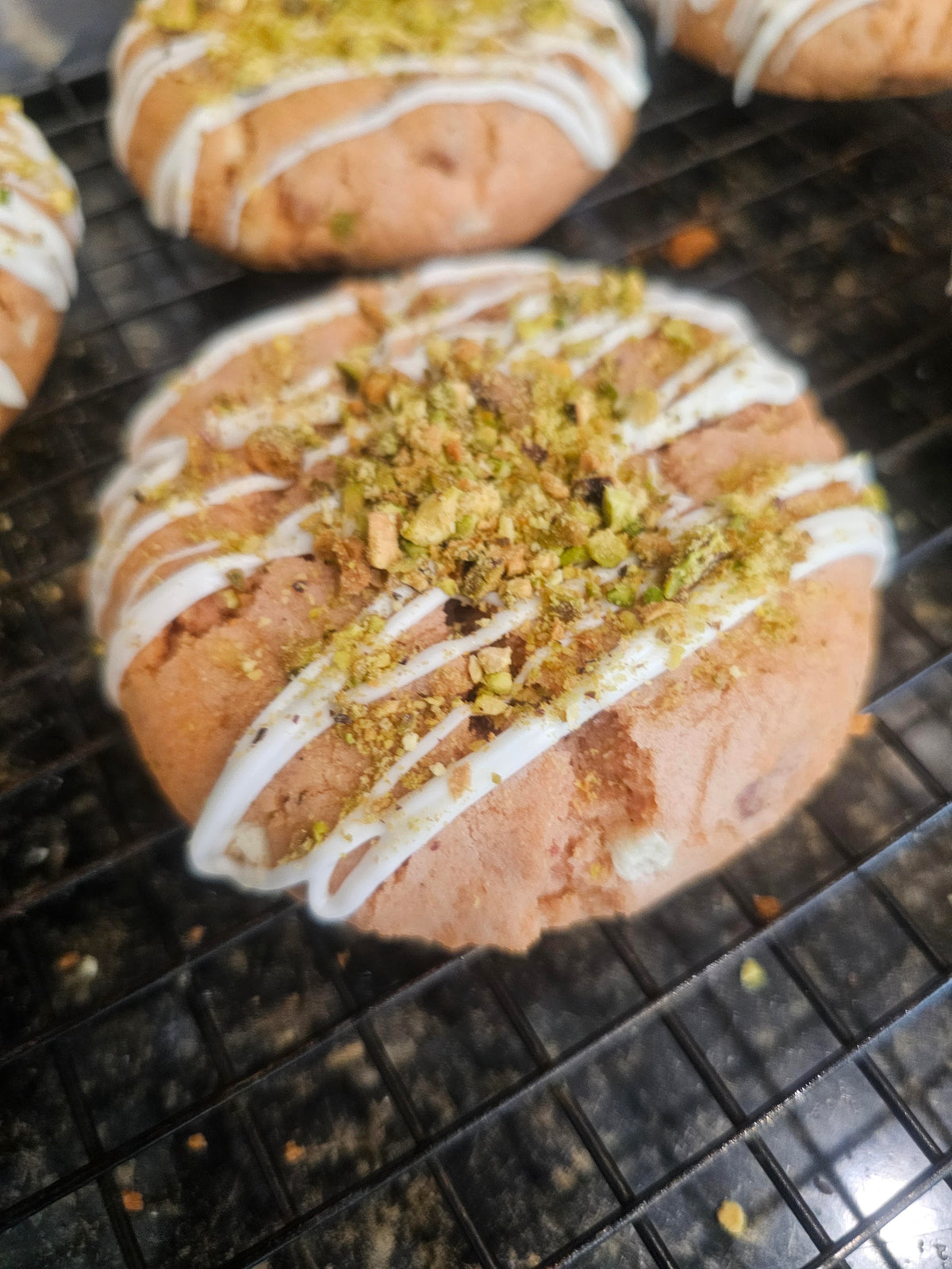 Strawberry Pistachio Cookie